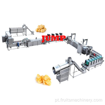 Máquinas de produção de batatas fritas de alta eficiência de alta eficiência